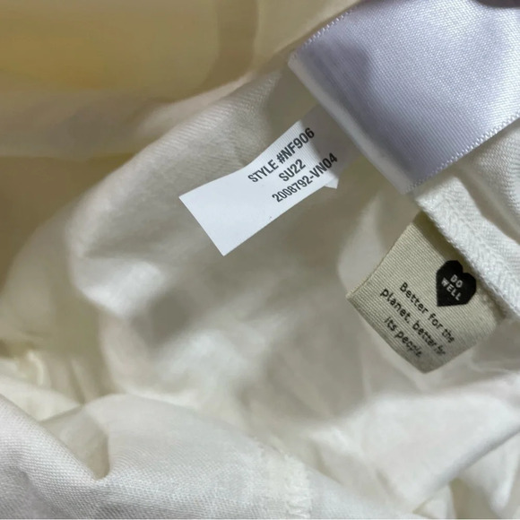 New Madewell Linen Cotton Princess Seamed Midi Dress Large - Picture 6 of 10